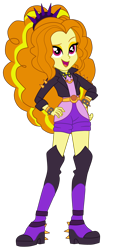 Size: 1900x3816 | Tagged: safe, artist:gmaplay, adagio dazzle, human, equestria girls, find the magic, g4, my little pony equestria girls: better together, adoragio, boots, clothes, cute, female, music festival outfit, photo, shoes, simple background, socks, solo, thigh boots, thigh highs, transparent background