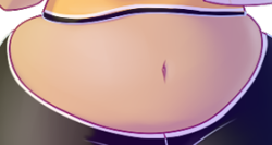 Size: 280x149 | Tagged: safe, artist:secretgoombaman12345, scootaloo, human, g4, belly, belly button, cropped, fat, humanized, pictures of bellies, scootalard