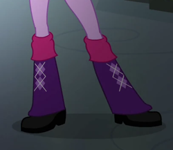 Size: 407x353 | Tagged: safe, screencap, twilight sparkle, human, equestria girls, g4, boots, boots shot, clothes, cropped, cute, female, leg warmers, legs, pictures of legs, pretty, shoes, skirt, solo