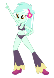 Size: 2400x3405 | Tagged: safe, artist:gmaplay, lyra heartstrings, human, equestria girls, g4, bikini, breasts, clothes, female, high res, simple background, solo, swimsuit, transparent background