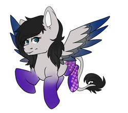 Size: 2445x2161 | Tagged: safe, artist:oddends, oc, oc only, oc:cosmic atom (sparkplug), hybrid, original species, base used, closed species, colored wings, fangs, high res, multicolored wings, nagantakue, runes, simple background, solo, white background, wings