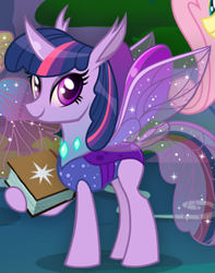 Size: 260x330 | Tagged: safe, gameloft, twilight sparkle, changedling, changeling, g4, my little pony: magic princess, changedlingified, changelingified, cropped, female, species swap, twiling