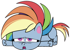 Size: 828x580 | Tagged: safe, artist:milankow01, edit, edited screencap, screencap, rainbow dash, pegasus, pony, g4.5, my little pony: pony life, ponies of the moment, background removed, female, mare, simple background, solo, transparent background