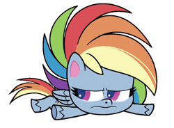 Size: 692x509 | Tagged: safe, artist:milankow01, edit, edited screencap, screencap, rainbow dash, pegasus, pony, g4.5, my little pony: pony life, playwright or wrong, background removed, female, mare, simple background, solo, transparent background