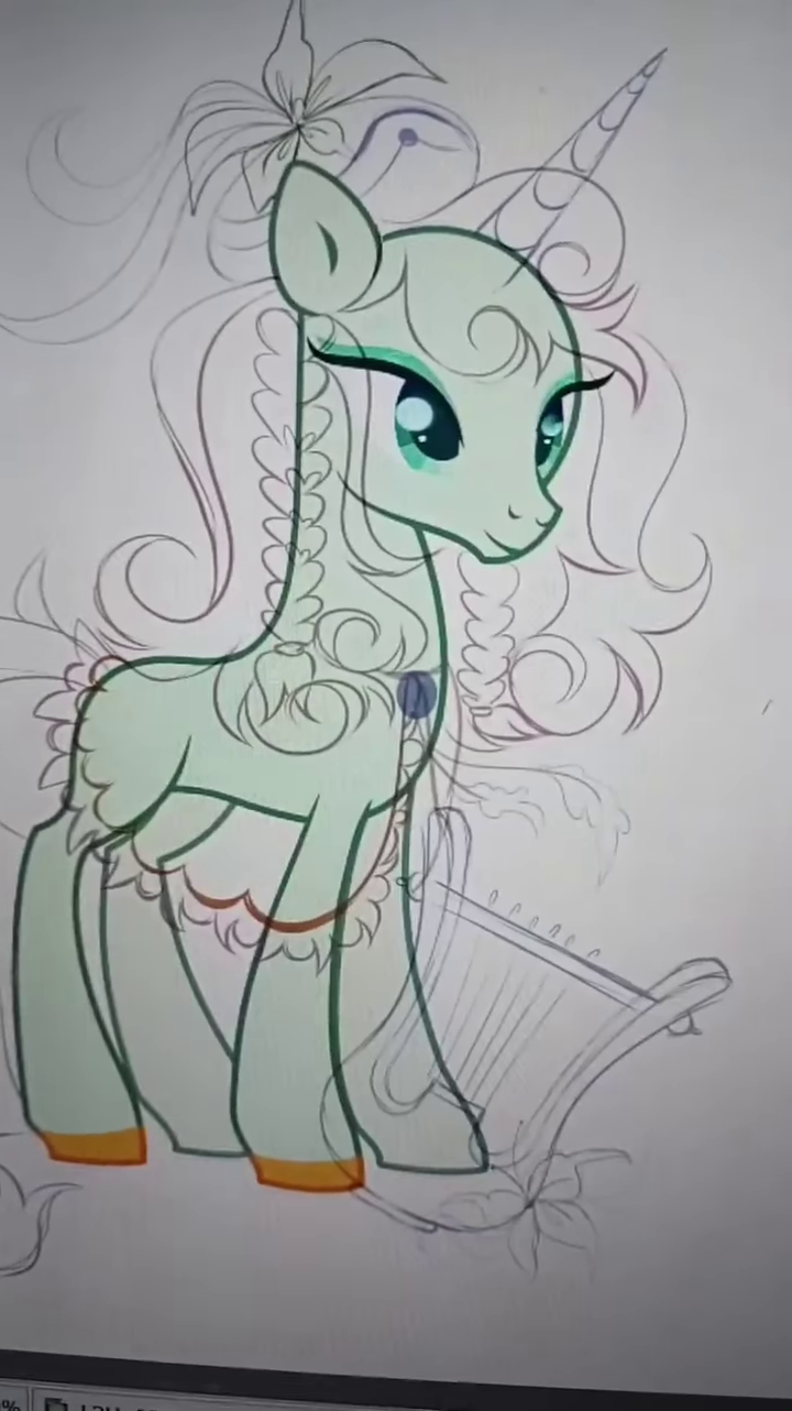 Safe Artist Daria Lyra Heartstrings Human Pony Unicorn