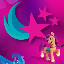 Size: 1080x1080 | Tagged: safe, sunny starscout, earth pony, pony, g5, official, 3d, female, mare, solo