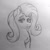 Size: 3331x3331 | Tagged: safe, artist:chacarron, fluttershy, pegasus, pony, g4, chest fluff, ear fluff, high res, looking at you, monochrome, photo, solo, traditional art