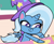 Size: 1255x1025 | Tagged: safe, screencap, trixie, alicorn, pony, friendship gems, g4, g4.5, my little pony: pony life, alicornified, animation error, cropped, female, mare, race swap, solo, spot the alicorn, trixiecorn