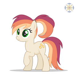 Size: 3000x3000 | Tagged: safe, artist:r4hucksake, oc, oc only, oc:sunseeker, earth pony, pony, female, high res, mare, raised hoof, simple background, smiling, solo, transparent background