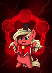 Size: 905x1280 | Tagged: safe, artist:melodisde, oc, oc only, oc:melodis, pegasus, pony, clothes, cult, cult of the lamb, cute, female, mare