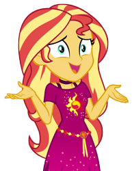 Size: 8574x11118 | Tagged: safe, artist:andoanimalia, sunset shimmer, human, equestria girls, equestria girls specials, g4, my little pony equestria girls: better together, my little pony equestria girls: spring breakdown, cruise outfit, geode of empathy, magical geodes, simple background, solo, transparent background, vector