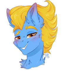 Size: 3100x3500 | Tagged: safe, alternate character, alternate version, artist:bananasplitedy, oc, oc only, oc:mechanical star, bust, ear fluff, high res, male, portrait, simple background, solo, stallion, transparent background