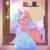 Size: 3000x3000 | Tagged: safe, artist:merisa, oc, oc only, oc:candle light, pony, unicorn, fanfic:changing tides, fanfic:third wheel, bed, blanket, book, bookshelf, female, glasses, high res, light, mare, mirror, pillow