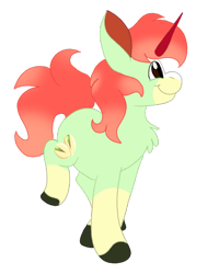 Size: 2000x2500 | Tagged: safe, artist:euspuche, oc, oc only, oc:pistachio, donkey, pony, unicorn, chest fluff, high res, looking up, male, pose, simple background, smiling, transparent background