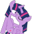 Size: 740x790 | Tagged: safe, alternate version, artist:jxst-solar, artist:twilyisbestpone, derpibooru exclusive, twilight sparkle, pony, unicorn, g4, base used, duality, eyes closed, female, kiss on the lips, kissing, lesbian, mare, self paradox, self ponidox, selfcest, ship:twitwi, shipping, simple background, surprise kiss, transparent background, twolight, unicorn twilight, wide eyes