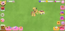 Size: 2220x1080 | Tagged: safe, gameloft, screencap, cheerilee, rivet, earth pony, pony, g4