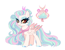 Size: 1920x1476 | Tagged: safe, artist:afterglory, oc, oc only, pegasus, pony, adoptable, magical lesbian spawn, offspring, parent:fluttershy, parent:lyra heartstrings, parents:lyrashy, simple background, solo, transparent background