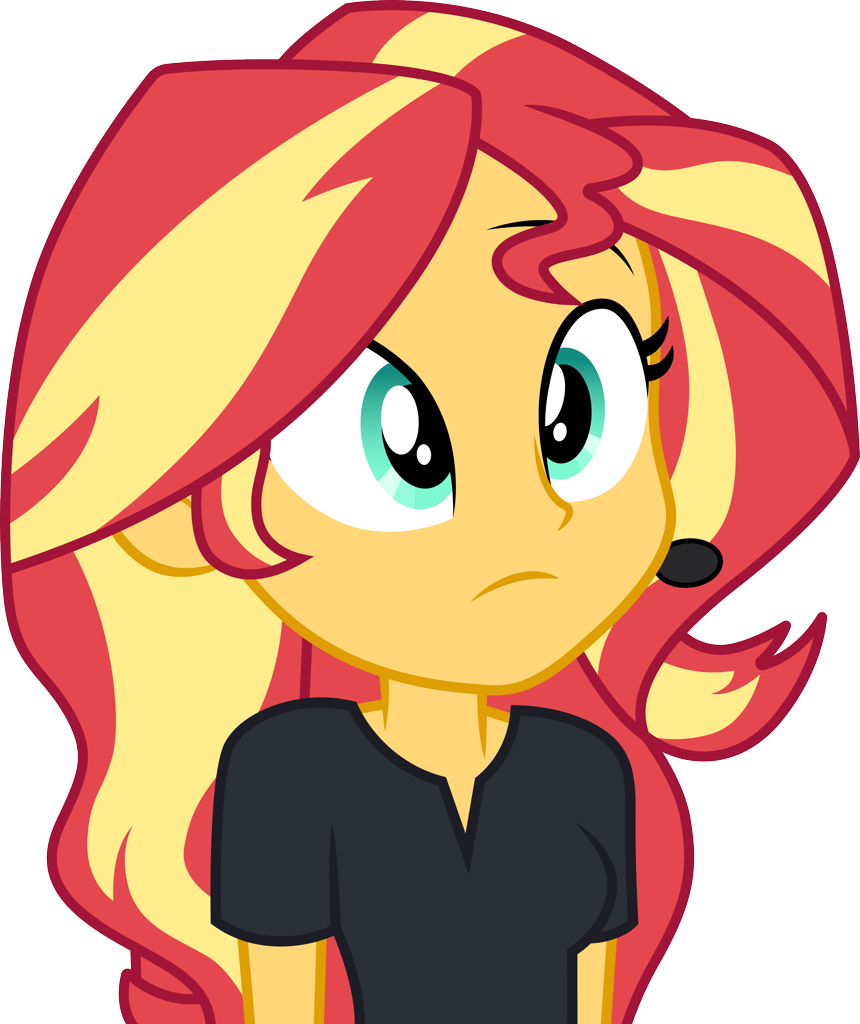 Safe Artist Cloudy Glow Sunset Shimmer Human All The