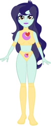 Size: 472x1170 | Tagged: safe, oc, oc only, oc:princess moonlove, human, equestria girls, g4, arm band, bare midriff, belly button, boots, clothes, lipstick, panties, recolor, shoes, simple background, solo, sports, standing, underwear, white background, wrestling