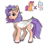 Size: 1080x1080 | Tagged: safe, artist:misty-periwinkle, cozy glow, scootaloo, oc, pegasus, pony, g4, 2022, ear piercing, hairclip, magical lesbian spawn, offspring, parent:cozy glow, parent:scootaloo, parents:cozyloo, piercing, simple background, skull, transparent background