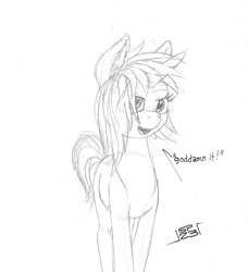 Size: 1020x1116 | Tagged: safe, artist:styroponyworks, dj pon-3, vinyl scratch, pony, unicorn, g4, monochrome, sketch, solo, traditional art