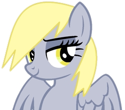 Size: 735x650 | Tagged: safe, artist:ratthee-bases, artist:twilyisbestpone, derpy hooves, pegasus, pony, g4, adorasexy, base used, bedroom eyes, cute, derpabetes, eyeshadow, female, makeup, mare, seductive, seductive look, sexy, simple background, smiling, solo, spread wings, transparent background, underp, wings