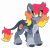 Size: 4671x4488 | Tagged: safe, artist:crazysketch101, oc, oc only, oc:clone 3, pony, unicorn, lineless, simple background, solo, transparent background