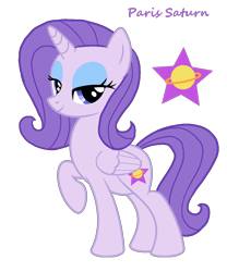 Size: 1000x1200 | Tagged: safe, oc, oc only, oc:paris saturn, alicorn, pony, alicorn oc, horn, purple eyes, purple hair, simple background, solo, transparent background, wings