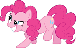 Size: 3813x2438 | Tagged: safe, artist:shutterflyyay, pinkie pie, earth pony, pony, g4, .svg available, female, grin, high res, mare, mischievous, mischievous grin, simple background, smiling, solo, transparent background, vector