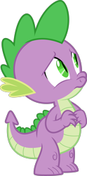 Size: 2928x5901 | Tagged: safe, artist:shutterflyyay, spike, dragon, g4, .svg available, male, simple background, solo, transparent background, vector, worried