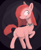 Size: 682x824 | Tagged: safe, pinkie pie, earth pony, pony, g4, black background, choker, chokerpie, digital painting, grin, pinkamena diane pie, raised hoof, simple background, smiling, solo, spiked choker, turned head