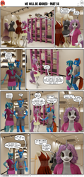 Size: 2000x4190 | Tagged: safe, artist:stellarator, sonata dusk, sweetie belle, oc, oc:smoothie, anthro, unguligrade anthro, comic:we will be adored, comic:we will be adored part 56, g4, 3d, blender, blender cycles, breasts, comic, cycles render, older, older sweetie belle