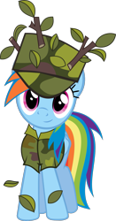 Size: 1051x2007 | Tagged: safe, artist:retroponybro, rainbow dash, pegasus, pony, g4, clothes, female, hat, looking at you, mare, military uniform, simple background, smiling, solo, transparent background, uniform, vector