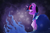 Size: 1920x1280 | Tagged: safe, artist:buttersflutterscotch, twilight sparkle, pony, g4, clothes, dress, gala dress, magic, solo