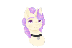 Size: 1920x1280 | Tagged: safe, artist:buttersflutterscotch, oc, oc only, pony, unicorn, bust, female, mare, portrait, simple background, solo, transparent background