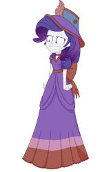 Size: 1500x2329 | Tagged: safe, artist:gowdie, artist:nie-martw-sie-o-mnie, rarity, human, equestria girls, g4, clothes, dress, female, gown, long dress, long skirt, simple background, skirt, solo, transparent background, western