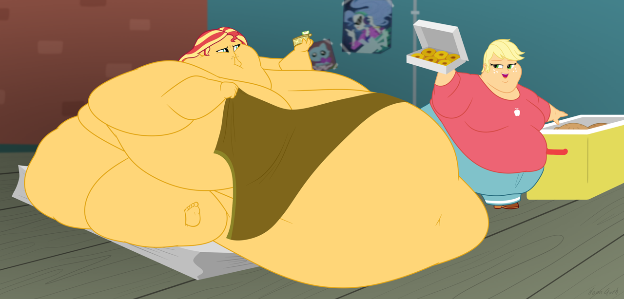 3197747 - questionable, artist:neongothic, applejack, sunset shimmer, human, equestria girls, g4, amplejack, applefat, bbw, belly, big belly, bingo wings, breasts, chubby cheeks, donut, double chin, fat, fat ass, fat boobs, fat fetish, 3197747 - questionable, artist:neongothic, applejack, sunset shimmer, human, equestria girls, g4, amplejack, applefat, bbw, belly, big belly, bingo wings, breasts, chubby cheeks, donut, double chin, fat, fat ass, fat boobs, fat fetish,