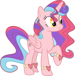 Size: 8265x8336 | Tagged: safe, artist:shootingstarsentry, oc, oc only, oc:star cross, alicorn, pony, absurd resolution, alicorn oc, female, horn, mare, raised hoof, simple background, solo, transparent background, wings