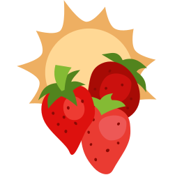 Size: 234x234 | Tagged: safe, artist:the smiling pony, strawberry sunrise, g4, .svg available, cutie mark, cutie mark only, no pony, simple background, solo, svg, transparent background, vector