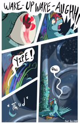 Size: 2000x3096 | Tagged: safe, artist:seventozen, rainbow dash, pony, comic:the problem of parthus, g4, comic, high res, solo