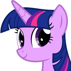 Size: 500x500 | Tagged: safe, artist:the smiling pony, twilight sparkle, pony, unicorn, g4, .svg available, looking at you, simple background, smiling, solo, svg, transparent background, vector