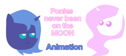 Size: 1242x555 | Tagged: safe, artist:aakariu, princess celestia, princess luna, alicorn, pony, g4, animation meme, moon, simple background, white background, young celestia, young luna, youtube link