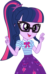 Size: 3000x4712 | Tagged: safe, artist:cloudy glow, sci-twi, twilight sparkle, human, equestria girls, g4, my little pony equestria girls: better together, star crossed, .ai available, female, simple background, solo, transparent background, vector