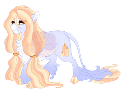 Size: 3600x2700 | Tagged: safe, artist:gigason, oc, oc only, oc:candlemaker, earth pony, pony, blaze (coat marking), chest fluff, closed mouth, cloven hooves, coat markings, colored hooves, earth pony oc, facial markings, female, frown, golden eyes, gradient legs, gradient tail, high res, hoof polish, leonine tail, lidded eyes, looking down, mare, obtrusive watermark, offspring, orange eyes, pale belly, parent:moonlight raven, parent:rockhoof, pigtails, raised hoof, simple background, solo, standing, tail, transparent background, watermark, yellow eyes