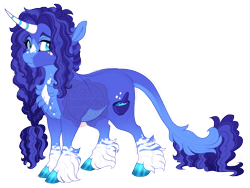 Size: 3600x2700 | Tagged: safe, artist:gigason, oc, oc only, oc:stardust remedy, pony, unicorn, chest fluff, closed mouth, coat markings, colored hooves, colored horn, facial markings, female, frown, gradient hooves, gradient legs, high res, hoof polish, horn, leonine tail, lidded eyes, looking back, magical lesbian spawn, mare, obtrusive watermark, offspring, pale belly, parent:meadowbrook, parent:twilight sparkle, parents:twibrook, ponytail, simple background, socks (coat markings), solo, star (coat marking), striped horn, tail, tail fluff, teal eyes, transparent background, unicorn oc, unshorn fetlocks, watermark