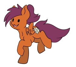 Size: 2659x2340 | Tagged: safe, artist:noxi1_48, oc, oc only, pegasus, pony, daily dose of friends, covered cutie mark, high res, open mouth, open smile, running, simple background, smiling, solo, transparent background