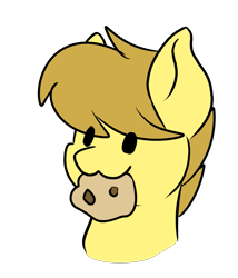 Size: 1047x1221 | Tagged: safe, artist:noxi1_48, pony, daily dose of friends, bust, nom, simple background, solo, transparent background