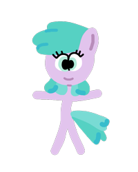 Size: 733x916 | Tagged: safe, artist:foxkids1999, aura (g4), earth pony, pony, g4, aurabetes, bipedal, cute, female, filly, foal, simple background, smiling, solo, transparent background