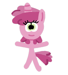 Size: 855x936 | Tagged: safe, artist:foxkids1999, ruby pinch, pony, unicorn, g4, bipedal, cute, female, filly, foal, pinchybetes, simple background, smiling, solo, transparent background