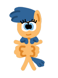 Size: 622x832 | Tagged: safe, artist:foxkids1999, first base, pegasus, pony, g4, adorabase, bipedal, cute, female, filly, foal, pegasus first base, race swap, simple background, smiling, solo, transparent background